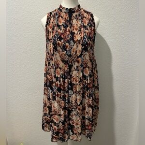 Xhilaration | Floral Pleated Dress